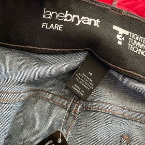 Lane Bryant plus size flare jeans. 16W NWT